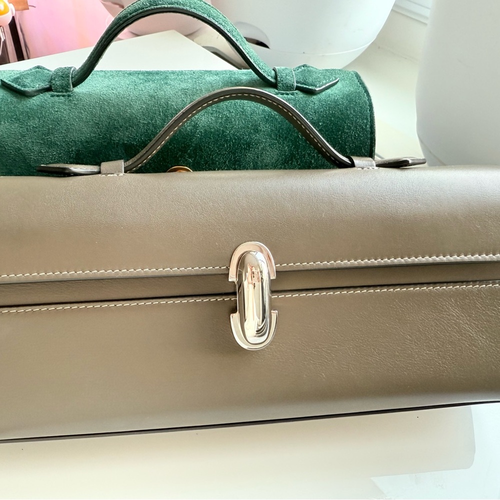 SAVETTE slim pochette army green